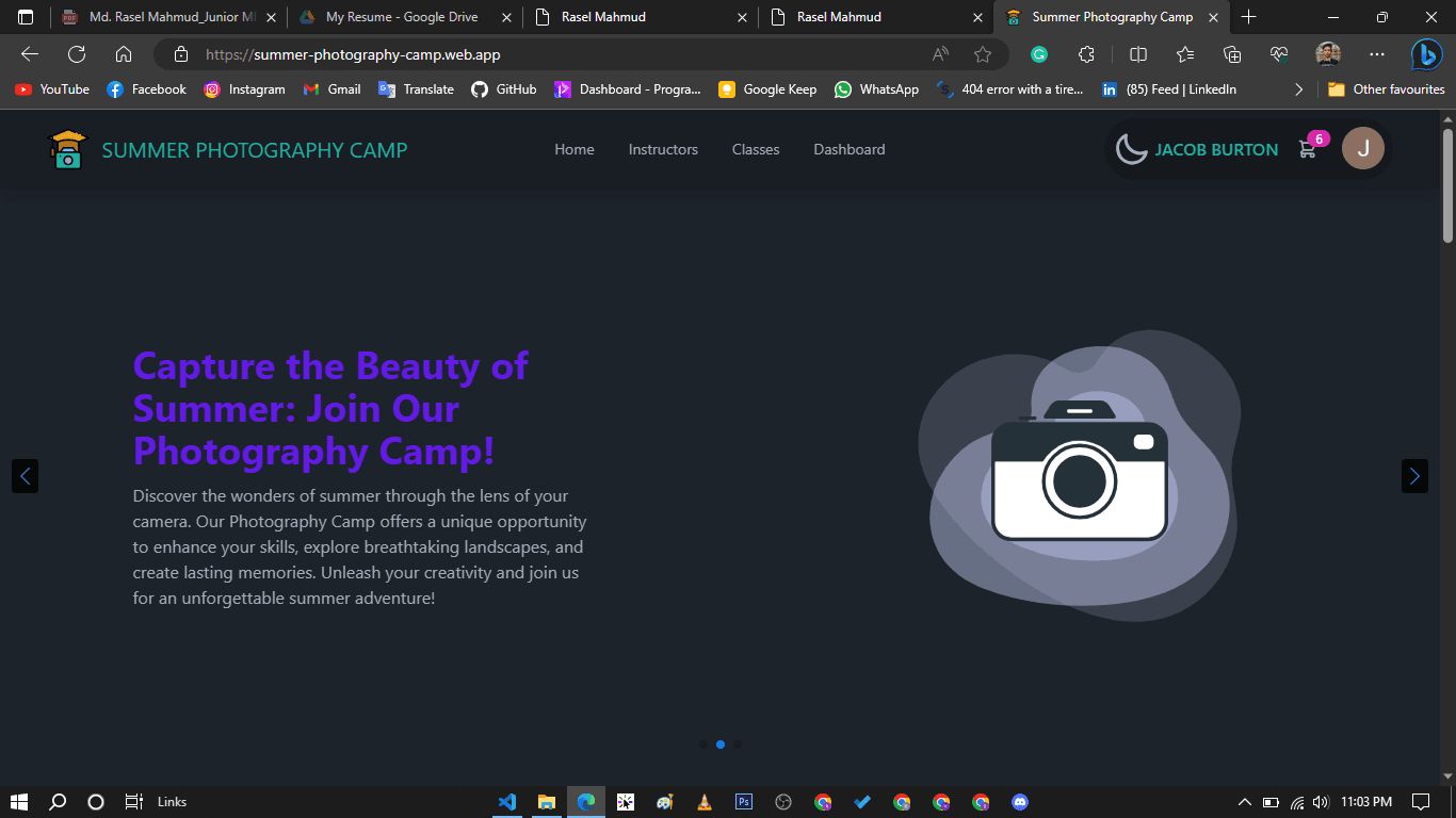 Summer Photography Camp